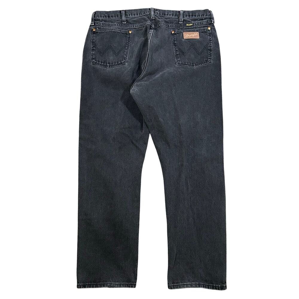 Vintage 90s Wrangler Cowboy Cut Jeans 38x32 Black Western Denim Rodeo Pants USA